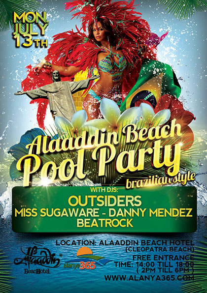 Alaaddin Beach Pool Party